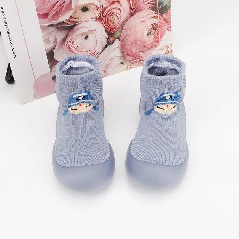 Baby Boy Girl Shoes Autumn Winter Spring Infant Nonslip Sock Kid Soft Rubber Sole Sock Toddler Shoes Anti-slip Floor Socks Shoes