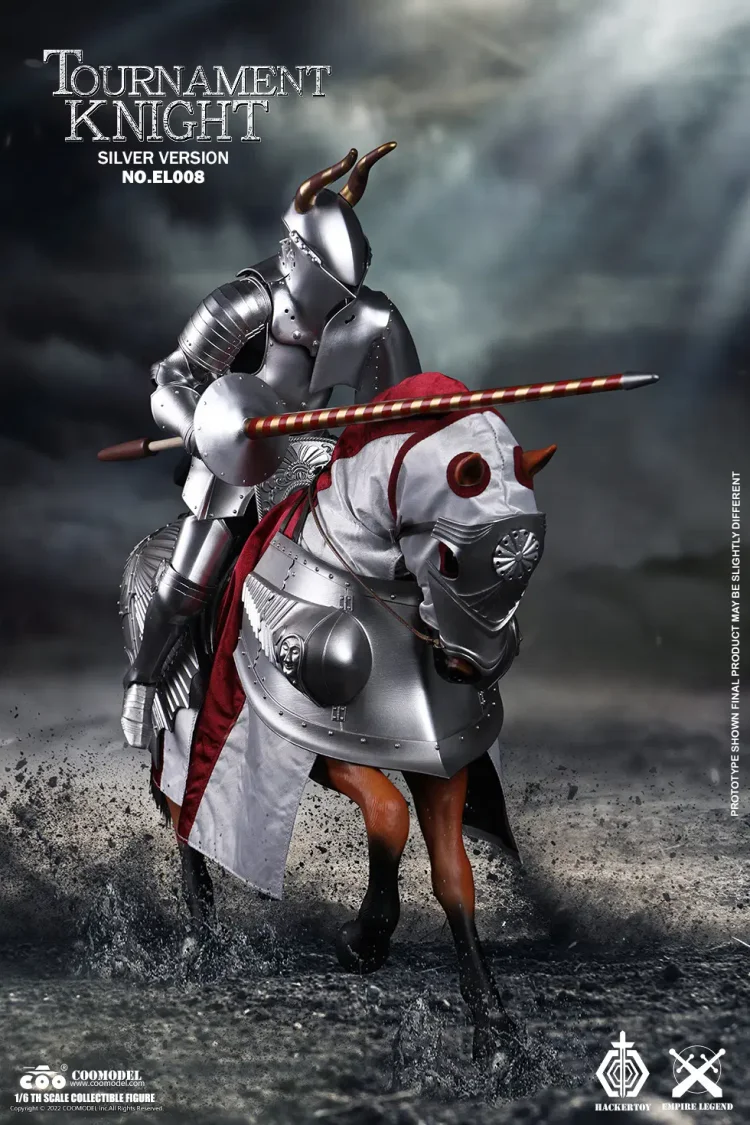Pre-order Coomodel Superalloy Empire Legend Tournament Knight 1/6 Scale Collectible Figure (Standard Silver Version) EL008
