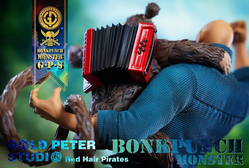 Gold Peter Studio - One Piece Red Hair Pirates Bonk Punch X