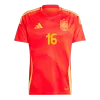 RODRIGO #16 Spain Home Soccer Jersey EURO 2024