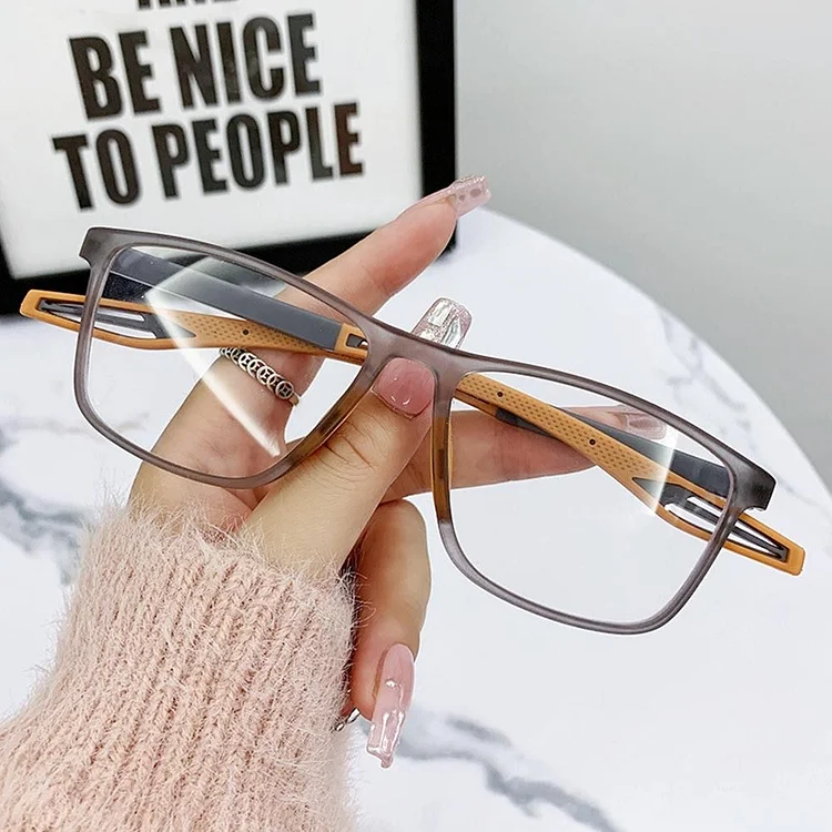 Ultralight Silicone TR Sports Myopia Glasses Anti Blue Light Men Basketball Anti-Shedding Eyewear Prescription Eyeglasses Unisex