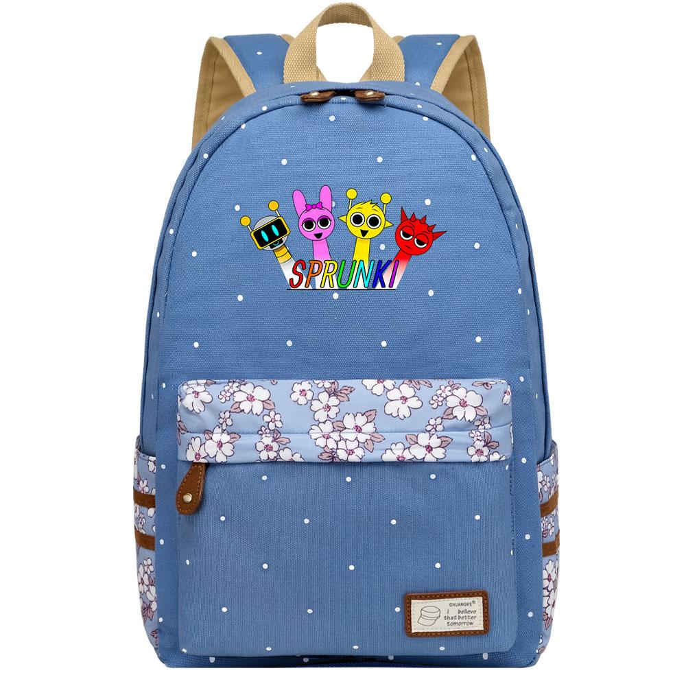 Mayoulove Sprunki Kids Backpack Comfortable Design Lightweight for School and Outdoor Activities-Mayoulove