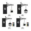 Ghost Bookshelf Lantern Hidden Metal Clip Warm Amber Light USB Rechargeable