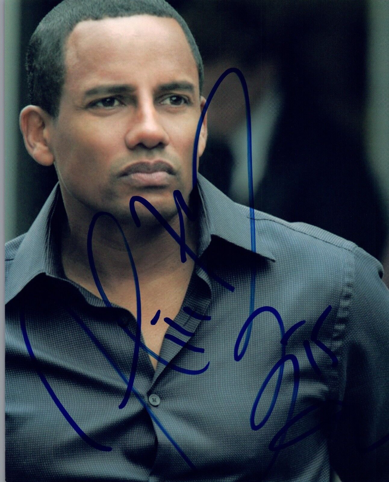 Hill Harper Signed Autographed 8x10 Photo Poster painting CSI NY Actor COA AB