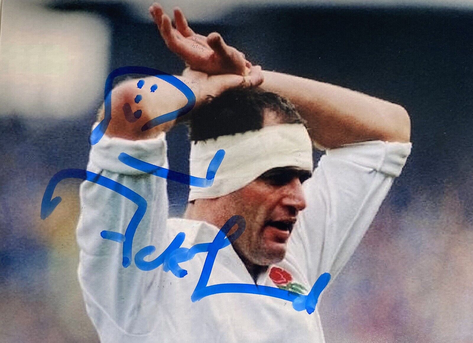 Paul Ackford Genuine Hand Signed England 6X4 Photo Poster painting 3