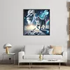 Cat And Lion-11CT Stamped Cross Stitch 40*40cm/15.75*15.75in