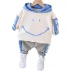 Baby Boys Girl Sets Plush Warm Tops+ Bottoms 2 Pcs