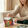 Hummingbird Sunset DIY PULeather Diamond Painting Tissue Box for Adults Beginners Large Size Diamond Art Paper Storage Holder for Living Room Bathroom Table Decor