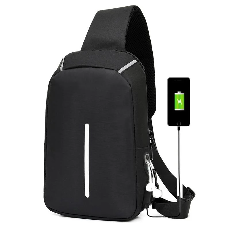 USB Charging Outdoor Leisure Multifunctional Chest Bag