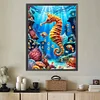 (40*50cm)Seahorse - Full Round Drill Diamond Painting