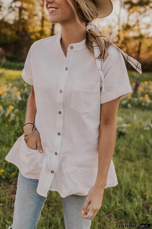 Button Short Sleeve Shirt