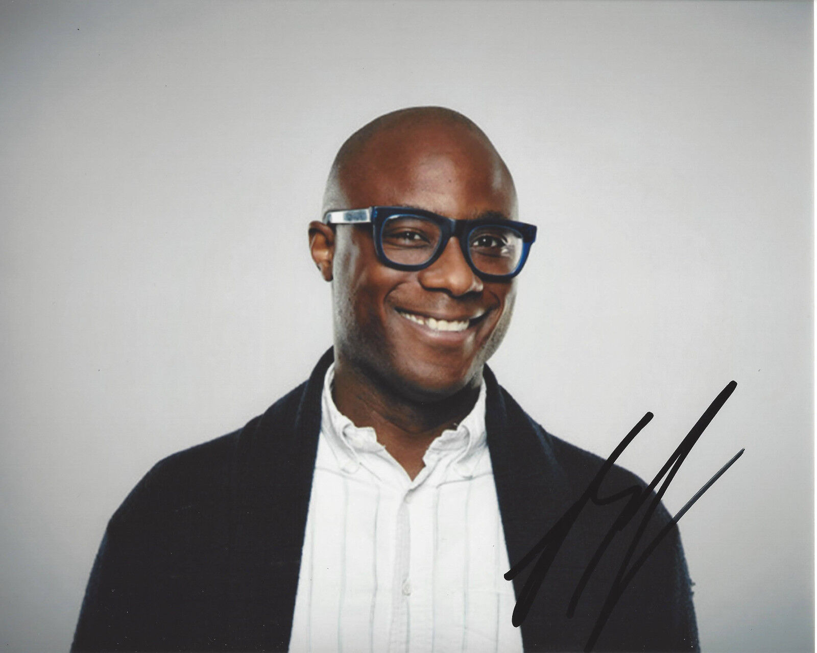 DIRECTOR BARRY JENKINS SIGNED AUTHENTIC 'MOONLIGHT' 8x10 Photo Poster painting D w/COA OSCAR