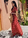 Thailand Desert Vacation Printed Maxi Dresses