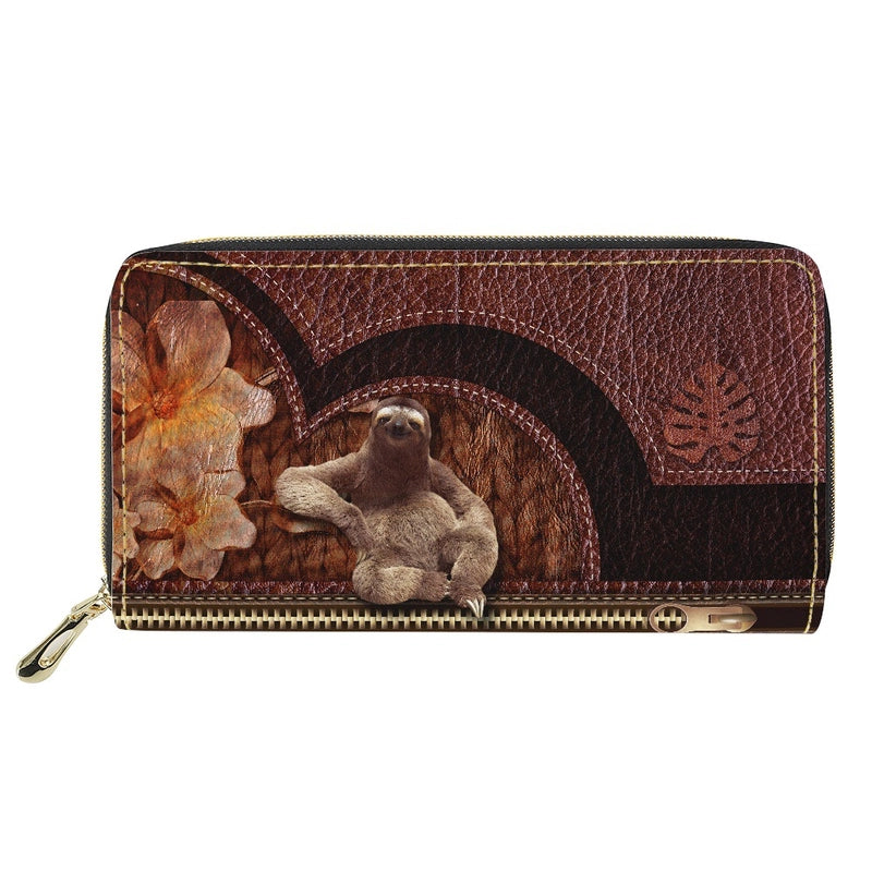 Women’s Customized Pu Leather Zipper Wallets