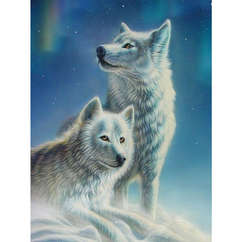 

Wolf - Round Drill Diamond Painting - 30*40CM, 501 Original