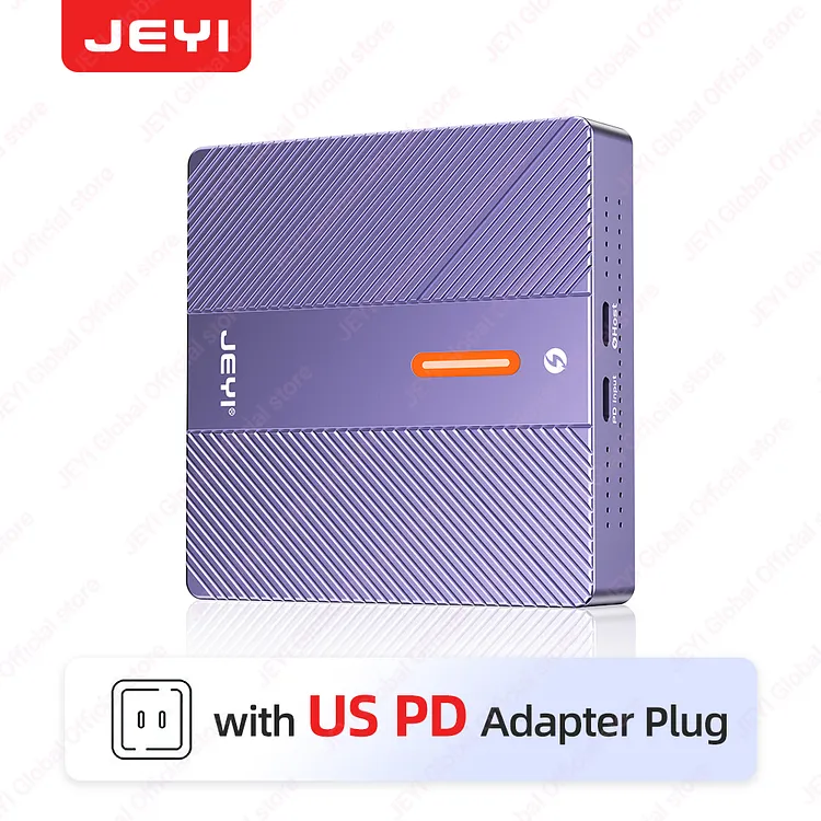 JEYI 4-Bay NVMe RAID Enclosure Compatible with Thunderbolt 4
