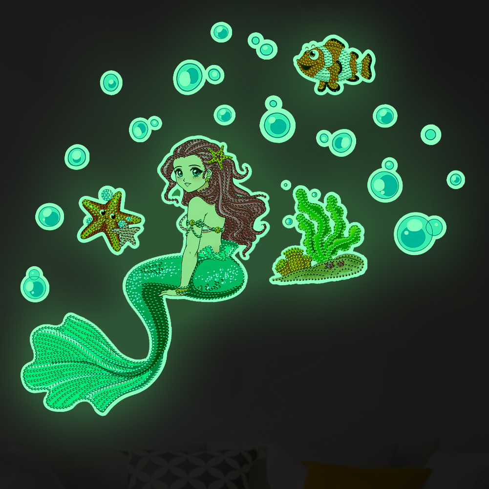 

Luminous Mermaid - 5D DIY Craft Sticker, 501 Original