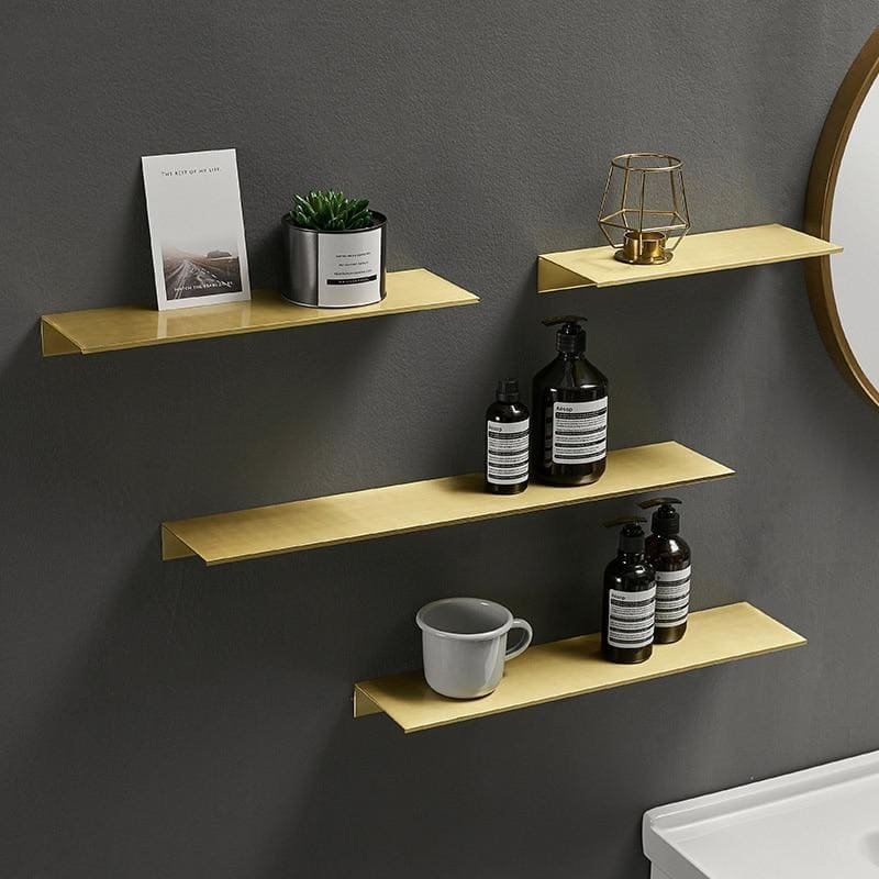 Premium Aluminum Gold Shelves