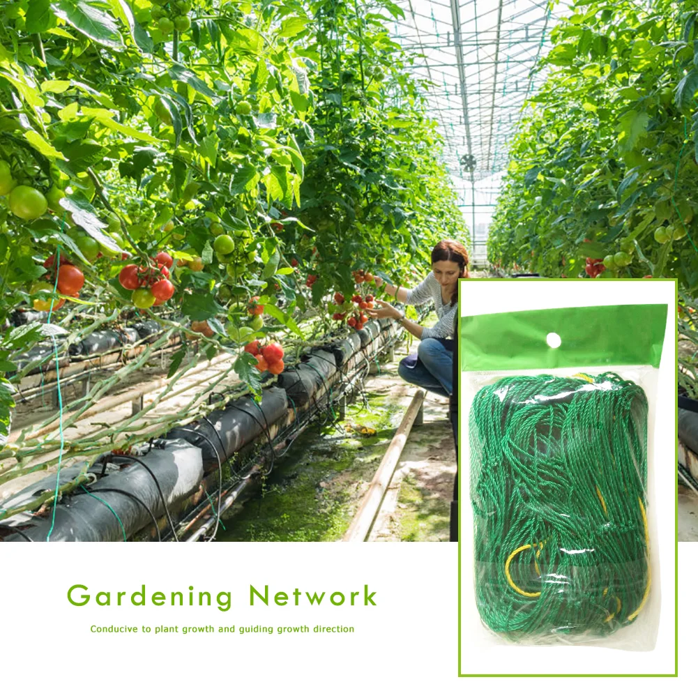 Garden Plants Climbing Netting Nylon Flower Vine Support Rope (1.8x2.7m)