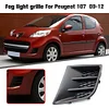 Fog Lamp Chrome Cover 7422A9/7422A8 Fog Lamp Cover Grilles for Peugeot 107 09-12