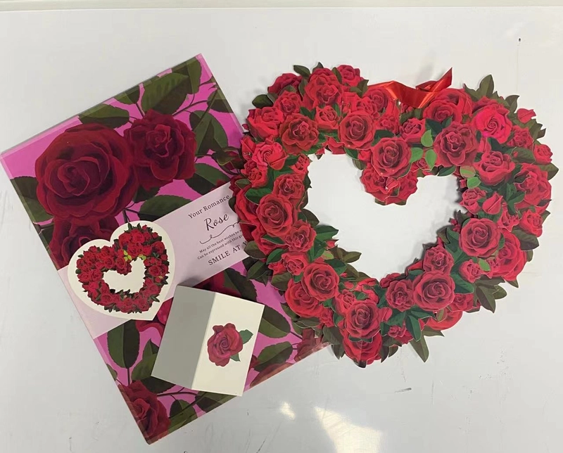 Explosions Creative 3D Stereo Greeting Card Mother’s Day Paper Flowers In Hand Thank You Gift Greeting Card