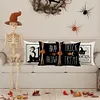 4 Set Happy Halloween Farmhouse Pillows Halloween Party Pillow Decorative Covers