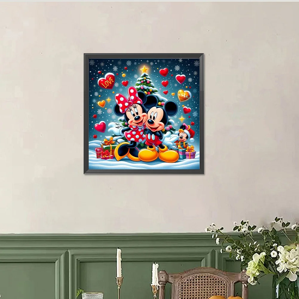 Diamond Painting - Full Round Drill - Mickey Minnie(Canvas|40*40cm)