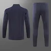 2023/2024 Real Madrid Long Zipped Jacket Cyan Football Shirt 1:1 Thai Quality Set