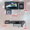 3 Channel 1080P Full HD Car DVR Video Recorder 170 Degree Wide Angle DVR On-Dash Camera Looping Recording W/ 3 Inch IPS Screen