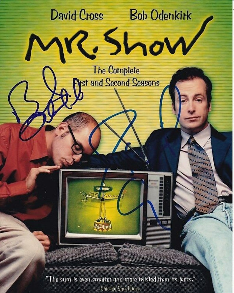 Bob odenkirk & david cross signed autographed mr. show 8x10 Photo Poster painting