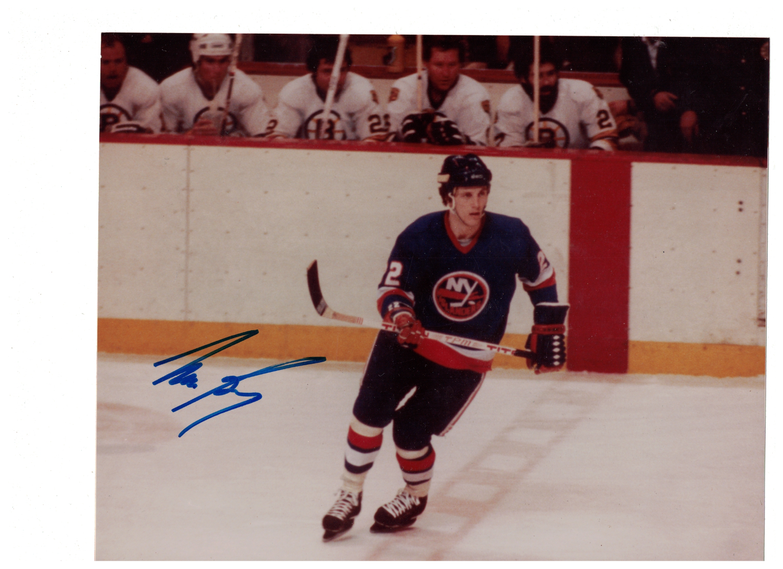 Mike Bossy New York Islanders Hockey Signed 8x10 Photo Poster painting W/COA