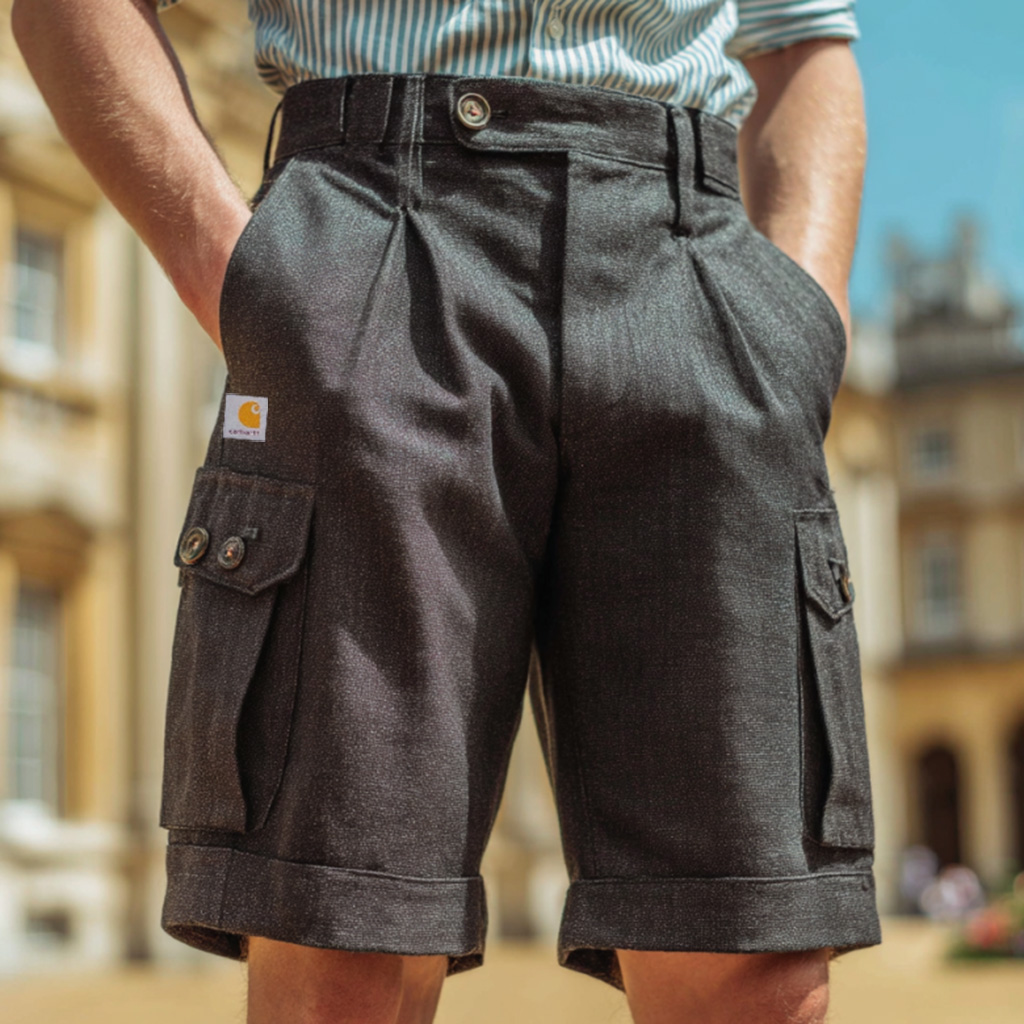 Cargo Shorts In Dark Grey