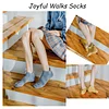Joyful Walks Socks, JoyfulWalks, Joyful Crew Socks, Kawaii Embroidered Cute and Fun Soft Cotton Womens Socks Low Cut Ankle