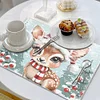 Christmas Diamond Painting Placemats DIY Diamond Dot Kits for Home Decor