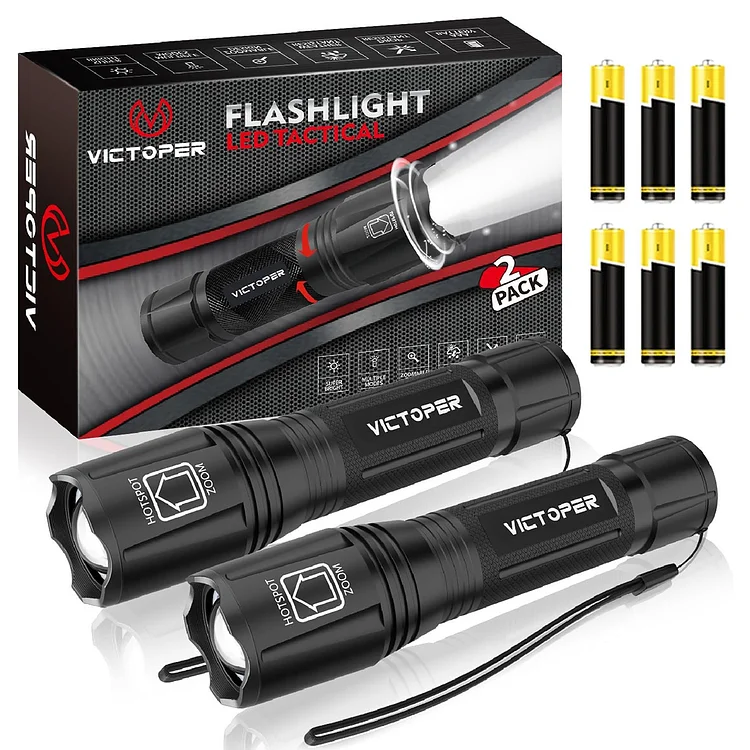 New Flashlight 2 Pack-Victoper