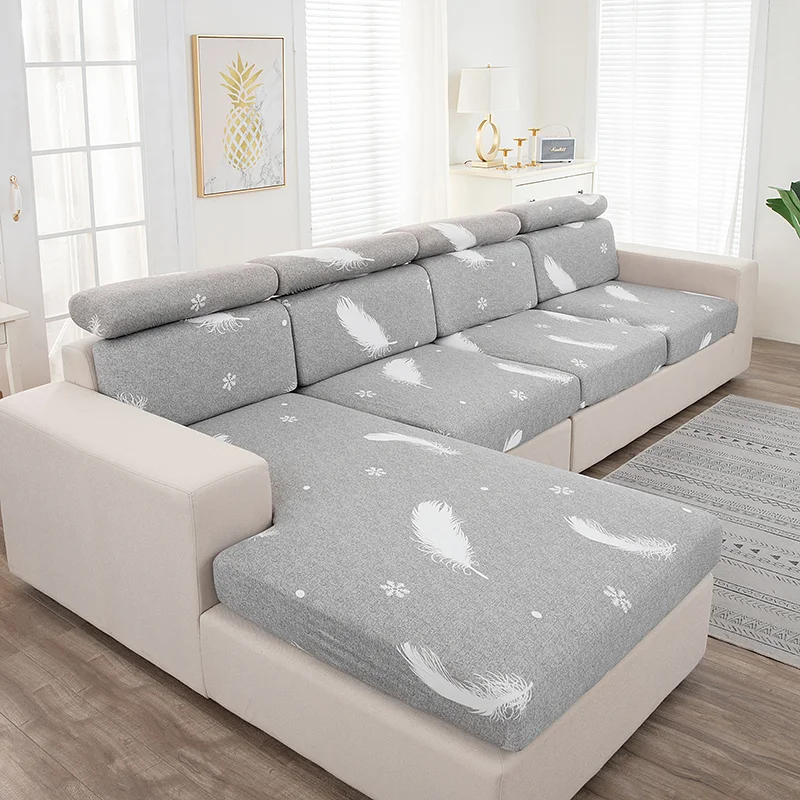 Nigikala Printed Sofa Seat Cover Stretch Sofa Covers for Living Room Furniture Protector Armchair Couch Cover for Pets, Kids 1pc