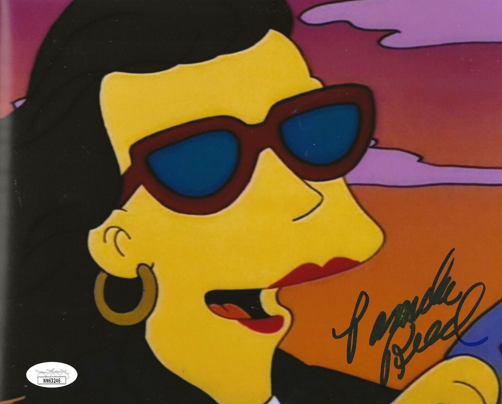 Pamela Reed signed The Simpsons 8x10 Photo Poster painting autographed Ruth Powers JSA