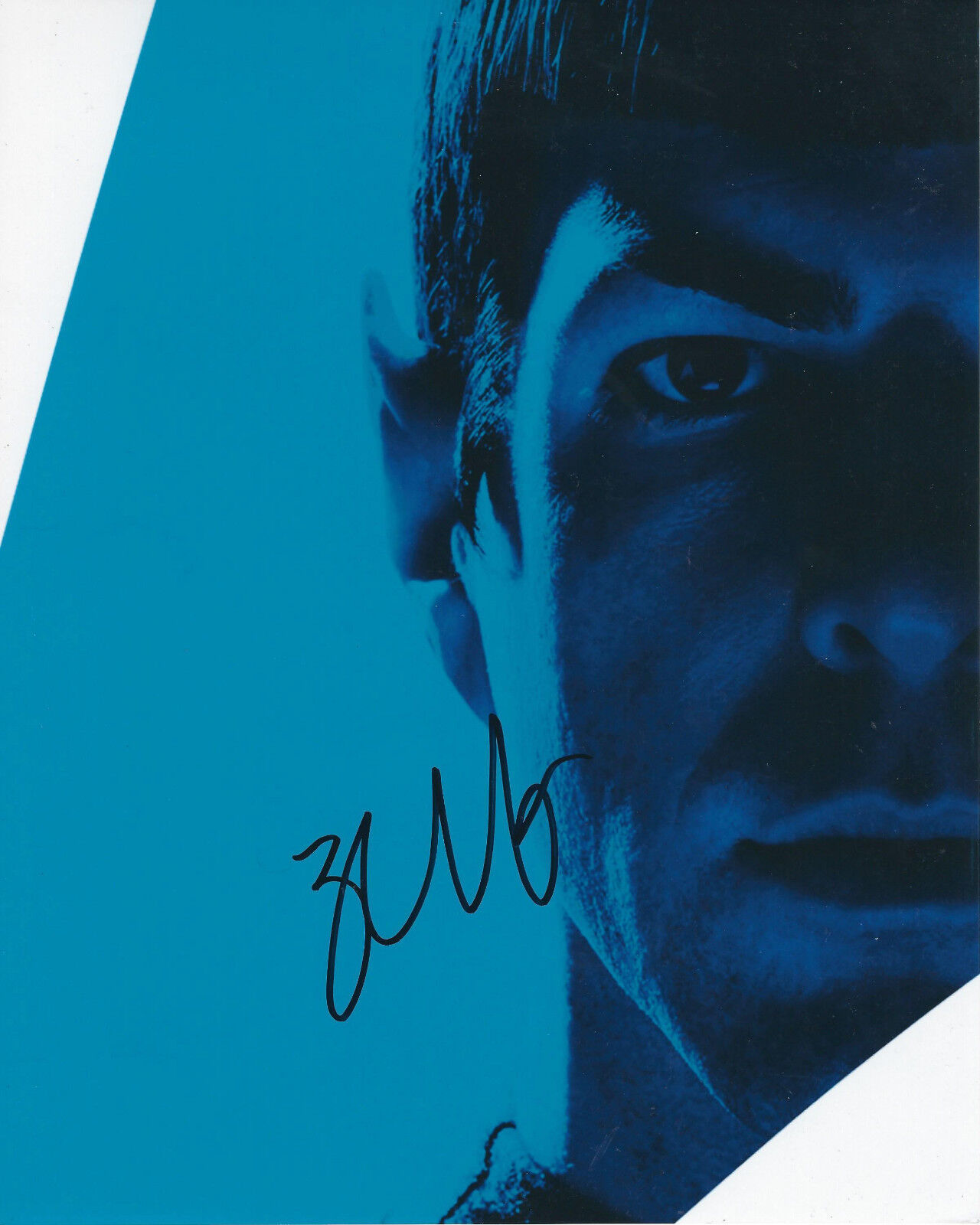 ZACHARY QUINTO STAR TREK AUTOGRAPHED Photo Poster painting SIGNED 8X10 #5 SPOCK