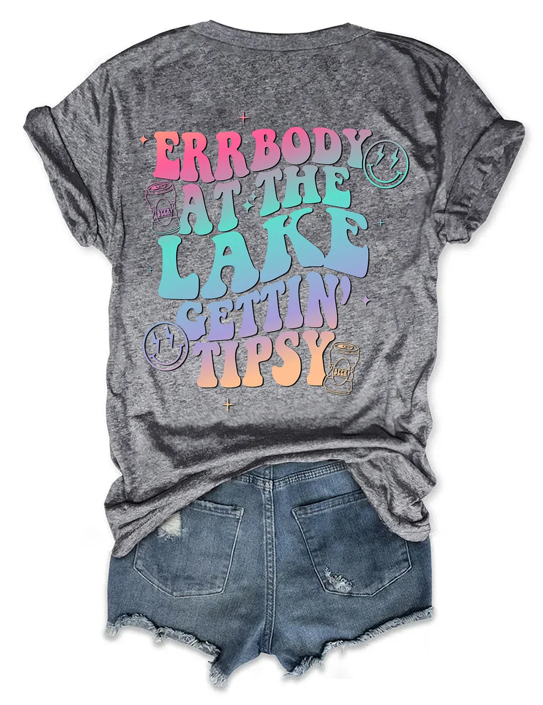 Errbody At The Lake Gettin Tipsy T-shirt