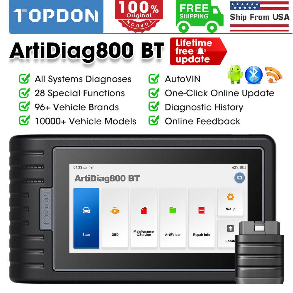 TOPDON ArtiDiag 800BT New Released OBD2 Scanner For Sale& Lifetime Fre –  VXDAS Official Store