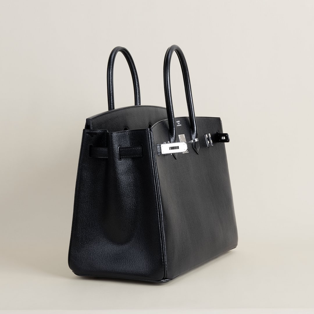 Birkin 35cm Chevre 89 Noir PHW