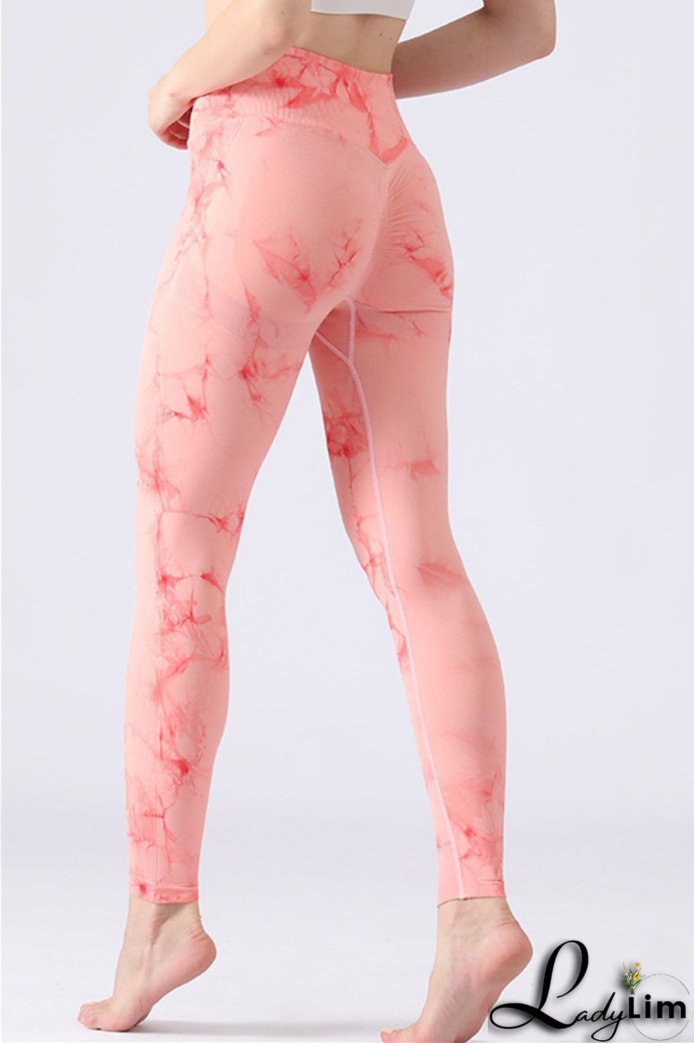 Black Casual Sportswear Print Basic Skinny High Waist Trousers