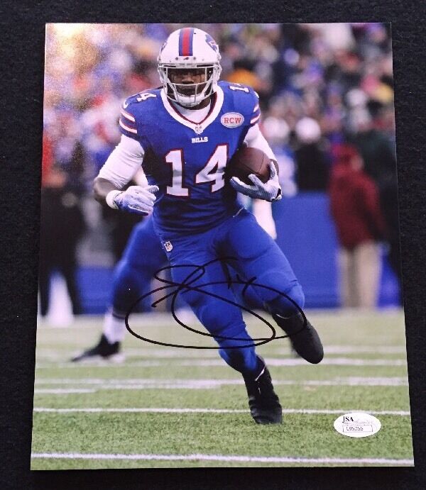 SAMMY WATKINS Signed BUFFALO BILLS 8x10 Photo Poster painting - JSA COA GORGEOUS!