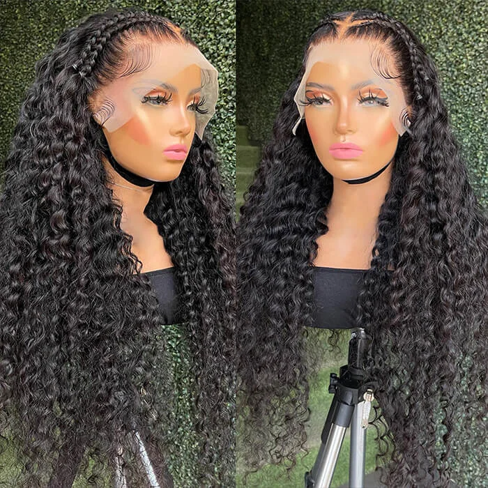 13x4 13x6 Water Wave HD Lace Wigs Invisable Lace Frontal Wig Brazilian Human Hair Wigs