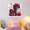 Rose Unicorn-14CT Counted Cross Stitch 40*40cm/15.75*15.75in tapestrymarket