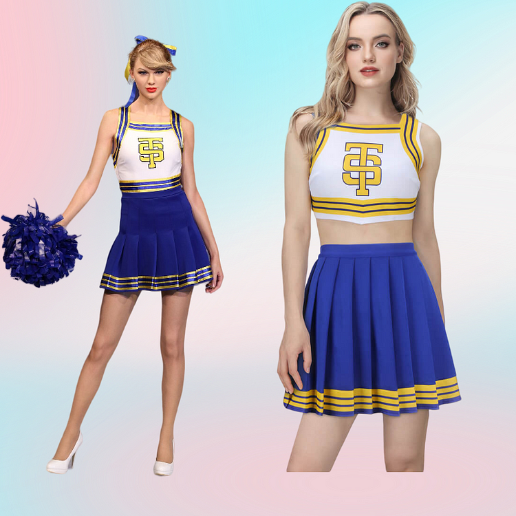 Taylor Cheerleader Cosplay Swift Cosplay High School Cheerleading Dress