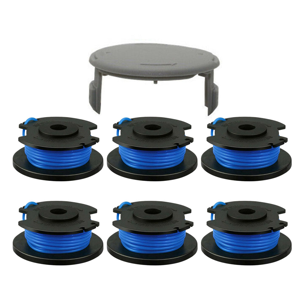 

6pcs Lawn Spool Trimmer Heads Replacement Parts for Ryobi One+AC14RL3A OEM, 501 Original