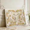 DIY Pearl Painting Gorgeous Haima for Home Wall Decor with Frame(20x30cm)