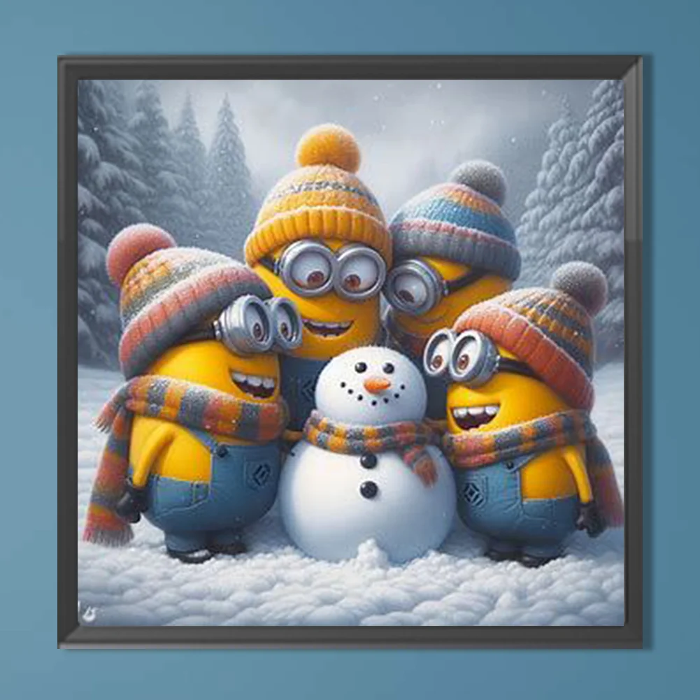 Diamond Painting - Full Round Drill - Minions(Canvas|40*40cm)