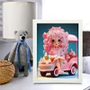 Cartoon Little Girl Diamond Art Painting Kits with Frame 